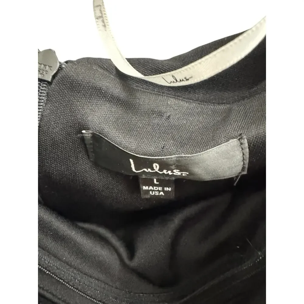 Lulus Season of Fun Black Off the Shoulder Skater Dress - Picture 3 of 10